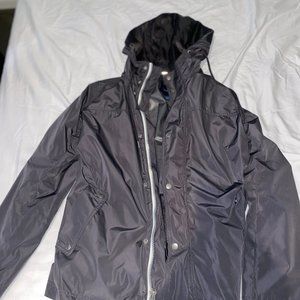 Grey Cole Haan Men's Medium Hooded Jacket